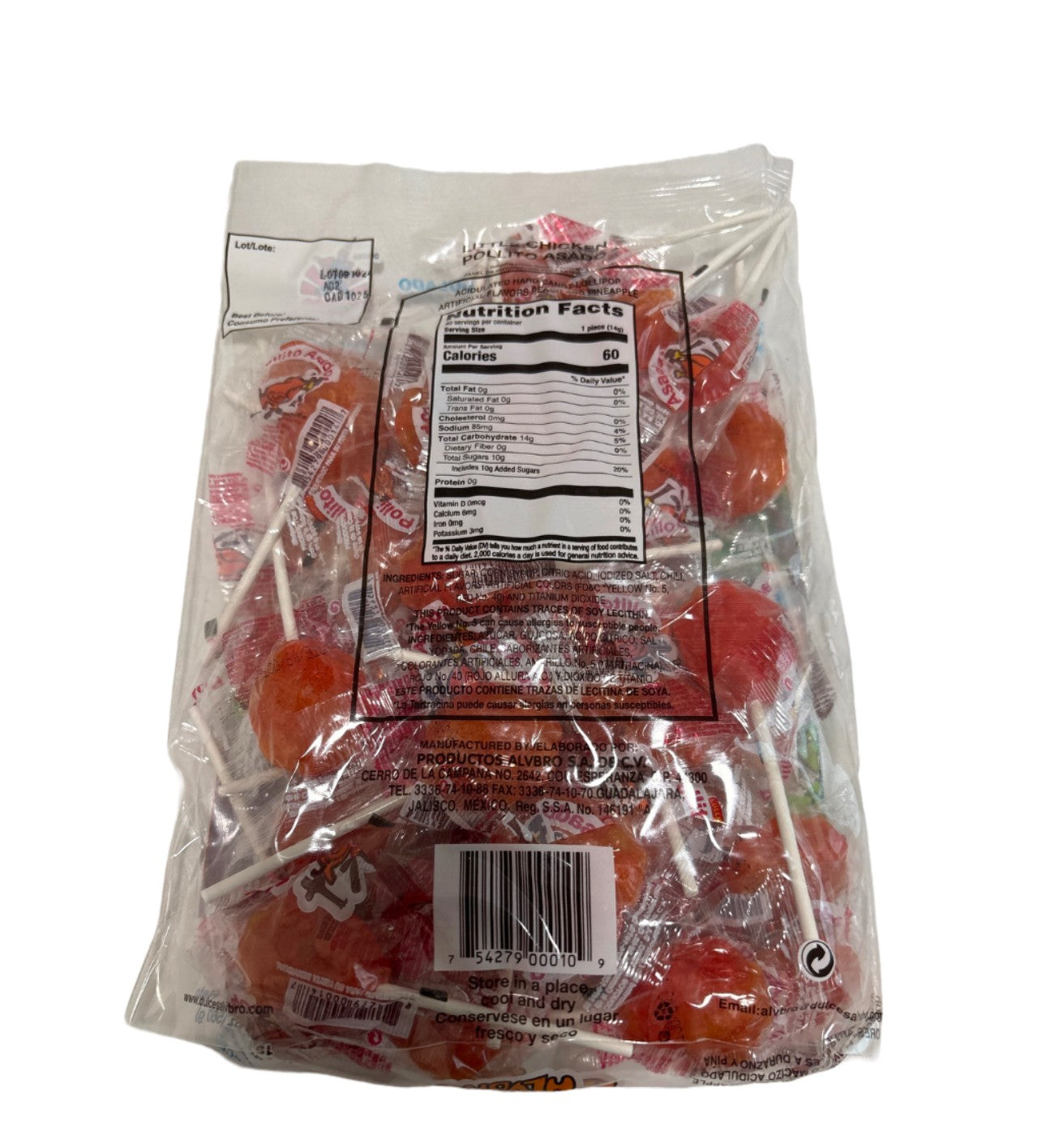 Little Chicken Pollito Asado Paletas-40 Pieces