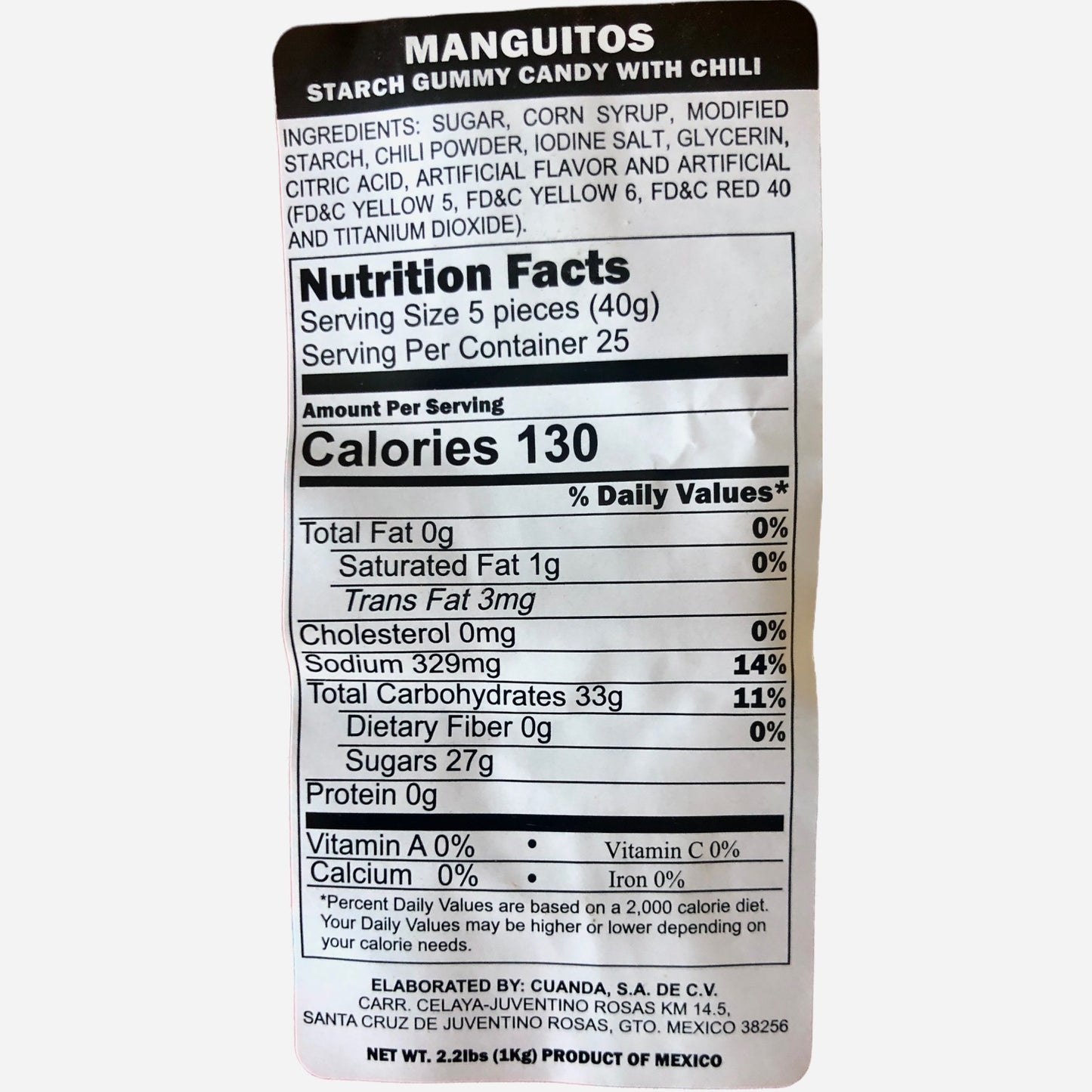 Lucky Gummys Spicy Manguitos (2lbs)