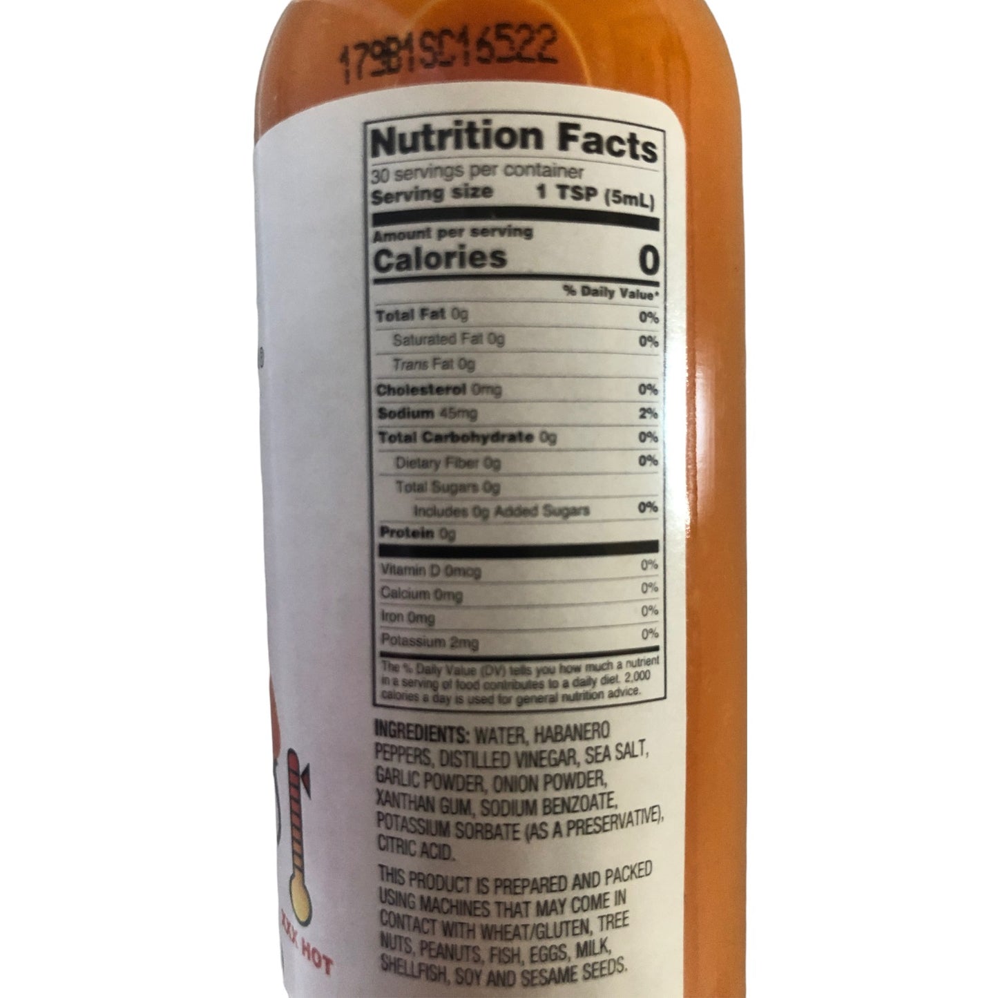 Salsa Sinaloa XXX Habanero Hot Sauce