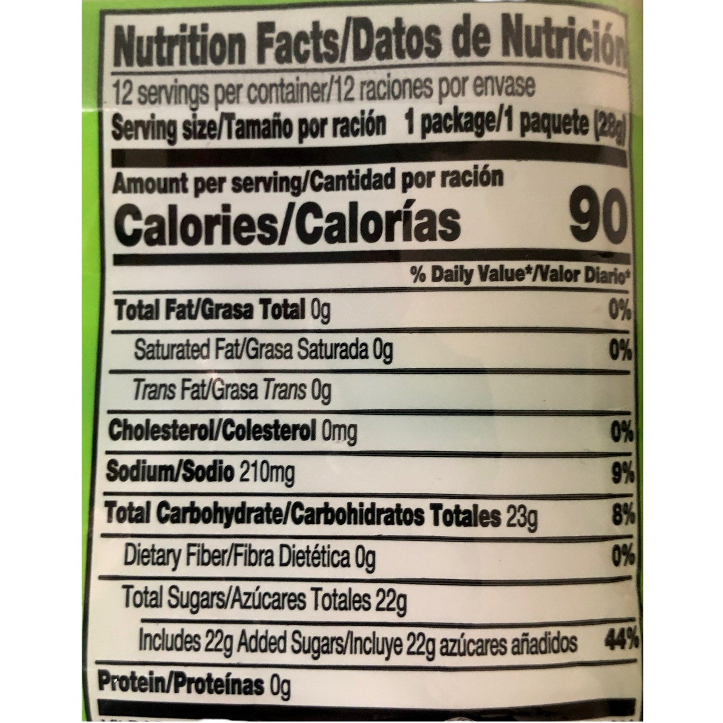 19 Pelon Pelo Rico Nutrition Facts 