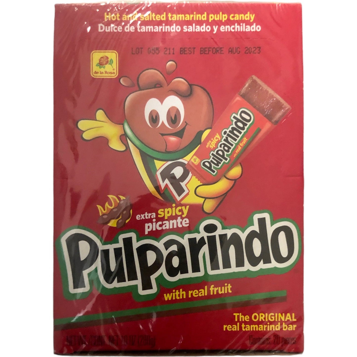 De La Rosa Pulparindo Bar - Chamoy 20 pcs.