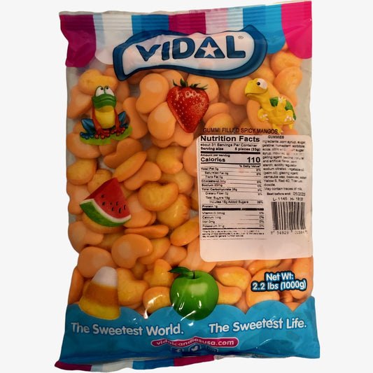 Vidal Gummi Filled Spicy Mangos (2lbs)