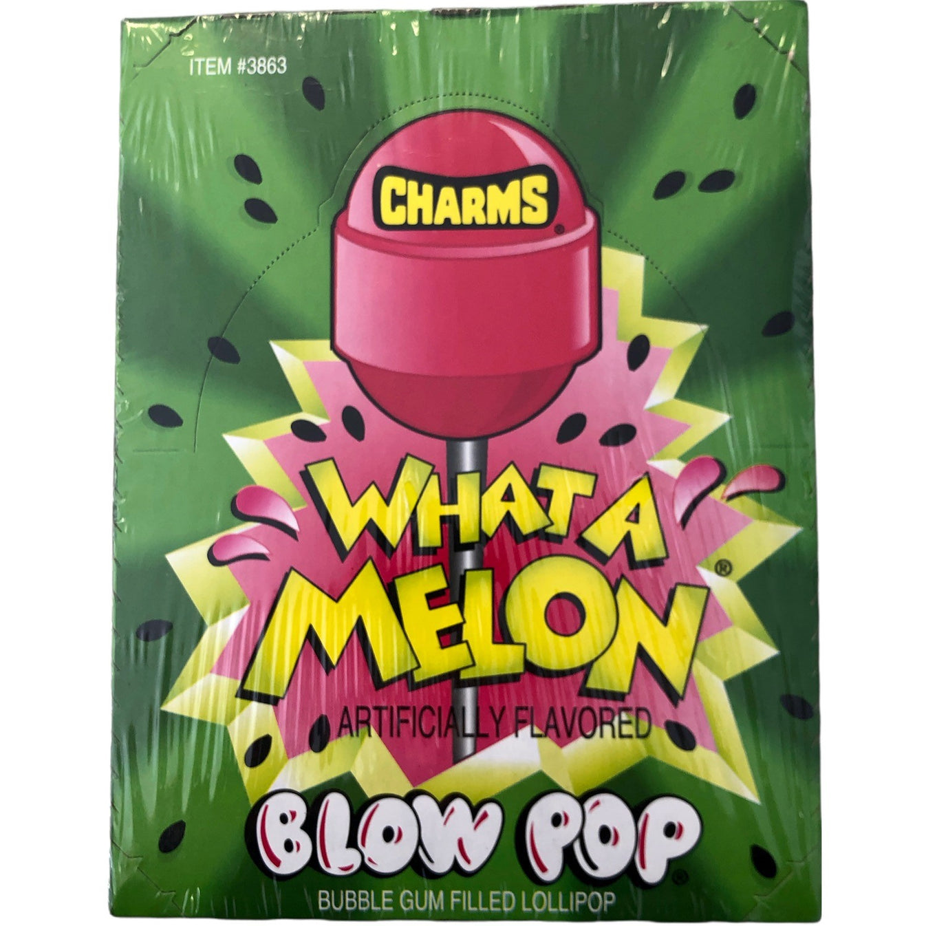 Charms "WhatAMelon" Blow Pop 48 pcs. La Botana Dulcería