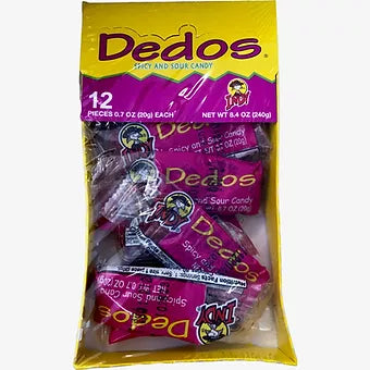 Indy Dedos Spicy and Sour Candy - 12 pcs.