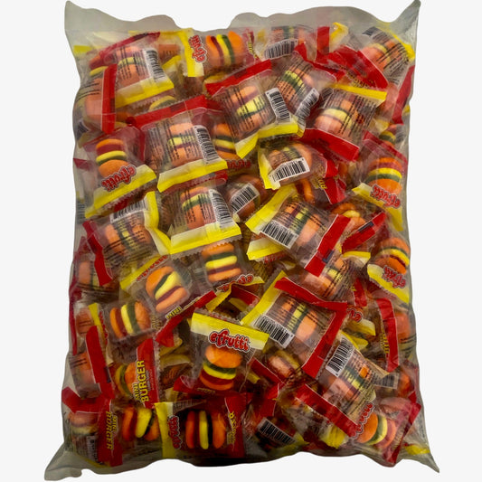 Efrutti Mini Hamburger Gummi Candy (2lb)