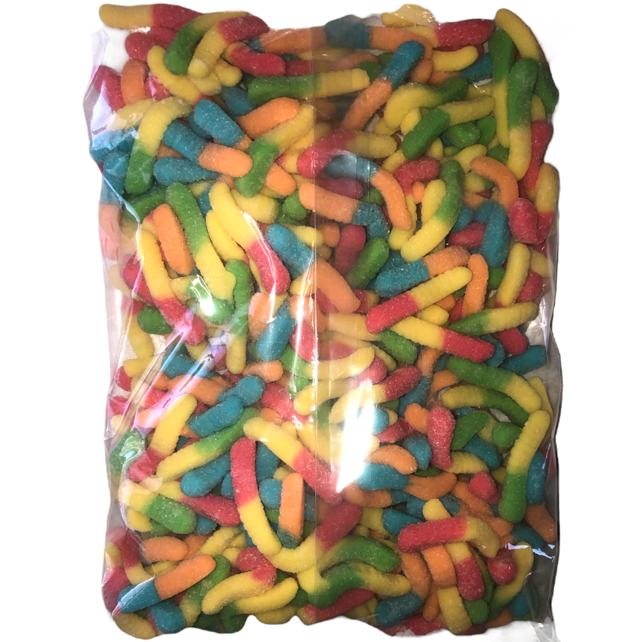 Albanese Assorted Fruit Gummi Worms (5lbs)