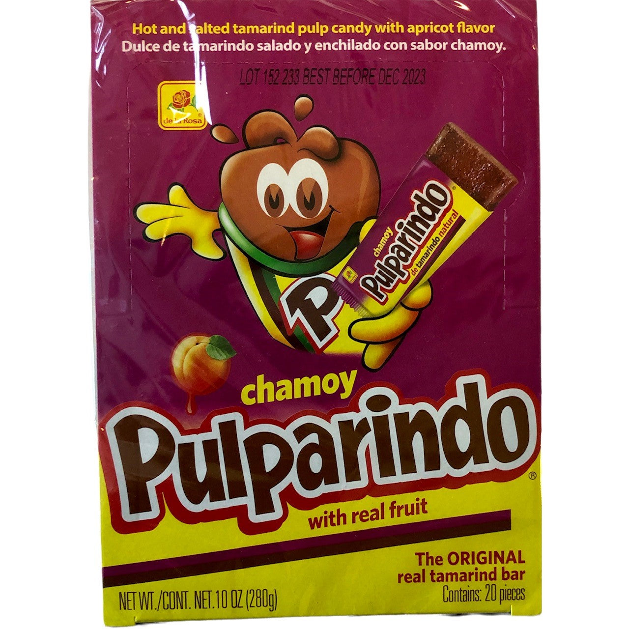 De La Rosa Pulparindo Bar - Chamoy 20 pcs.